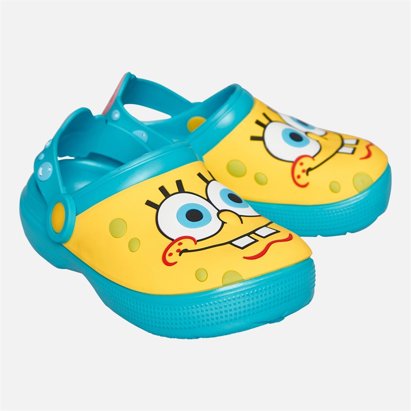 Kids Clogs Yellow/Blue