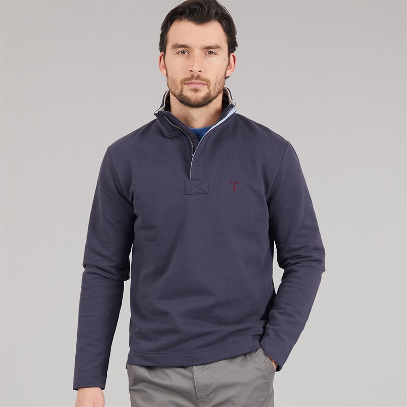 Wembley 1 4 Zip Sweatshirt Dark