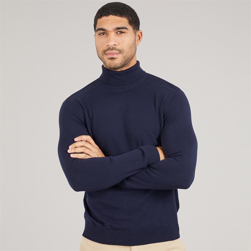 Roll Neck Knit Jumper Blazer