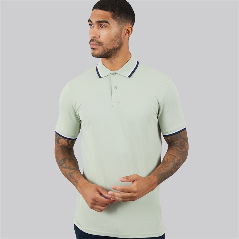 Atlas Short Sleeve Polo Shirt Aqua