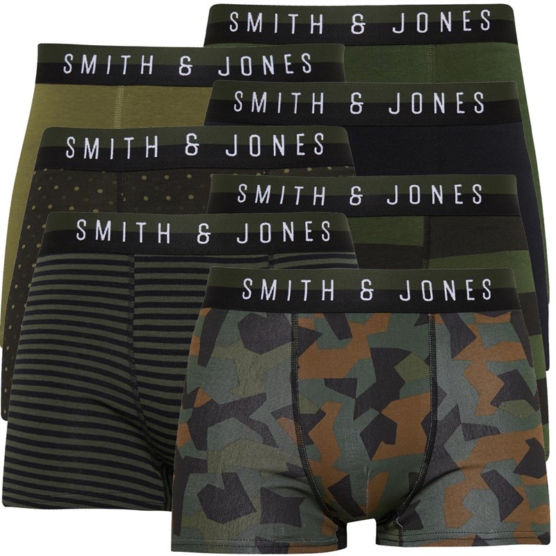 Mens Vangone Seven Pack Boxers Assorted
