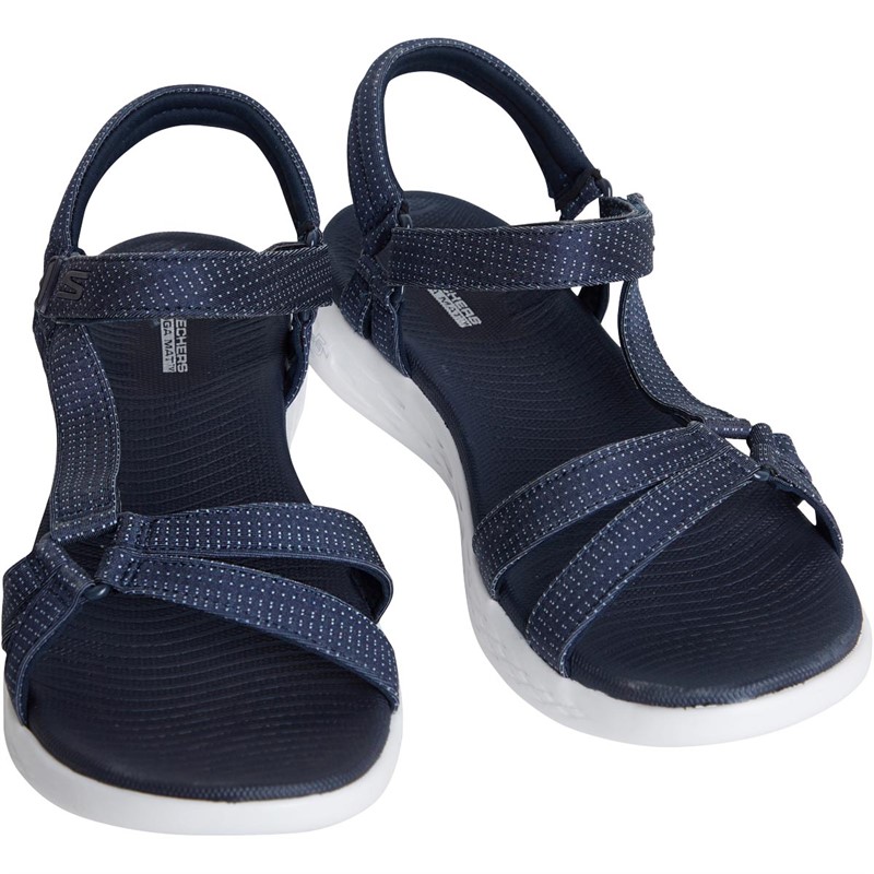 On Go 600 Brilliancy Sandals Navy White