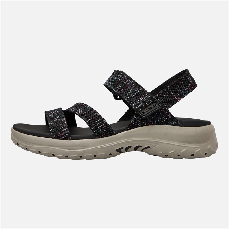 Reggae Bound Sweet Crush Ankle Strap Sandals Black Multi