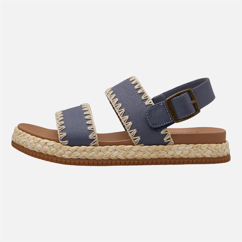 Stormy Kiss Secure Storm Ankle Strap Sandals Slate Canvas