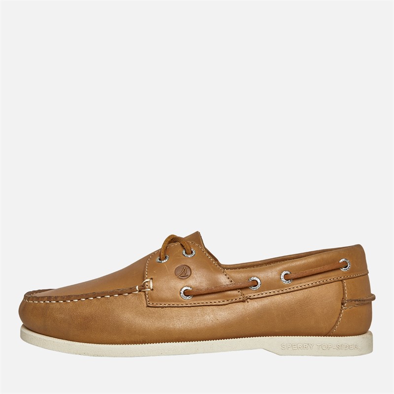 Mens A/O 2 Eye Boat Shoes Oatmeal