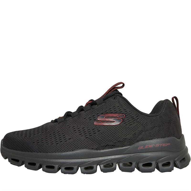 Glide Step Fasten Up Trainers Black Red
