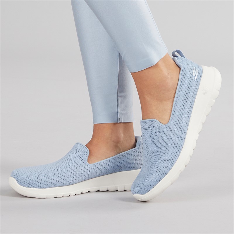 Go Walk Joy Jaylene Trainers Light Blue White