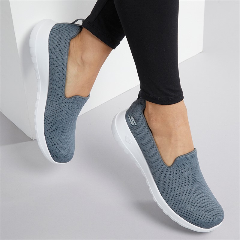 Go Walk Joy Jaylene Trainers Charcoal White