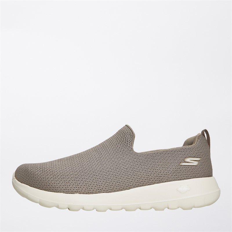 Go Walk Max Ben Trainers Taupe White