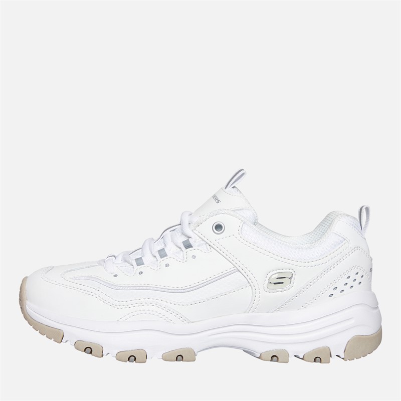 Iconic Trainers White Silver