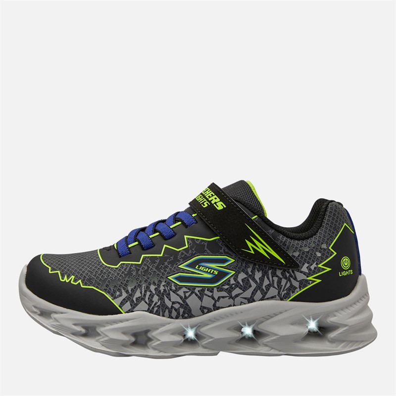 S Lights Vortex 2.0 Veltrox Trainers Black Yellow