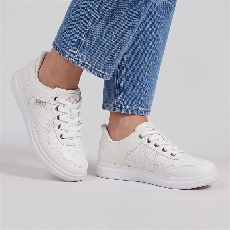 Slip Ins Bobs DVine So Flatte Trainers White White