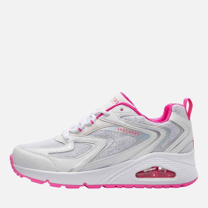 Uno So Wavy Skech Air Trainers White Pink